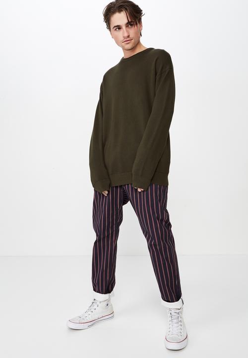 Cotton On - Lightweight crew neck sweater - khaki