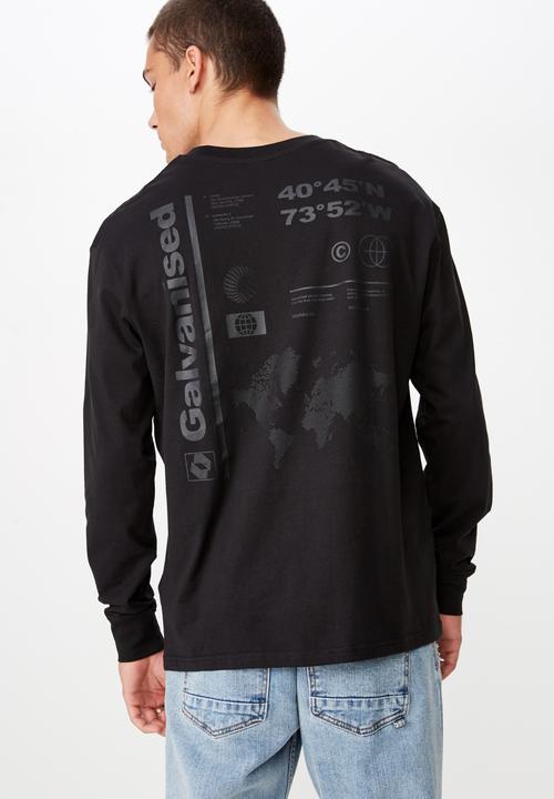Cotton On - Tbar long sleeve tee - black