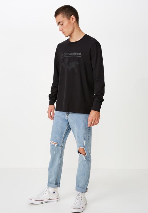 Cotton On - Tbar long sleeve tee - black