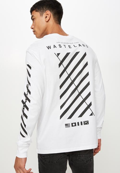 Cotton On - Tbar long sleeve tee - white
