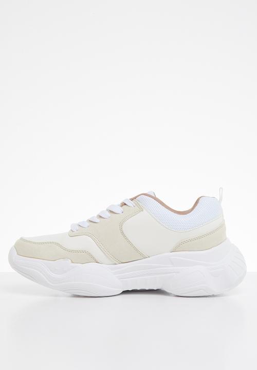 Missguided - Extreme sole trainer - white
