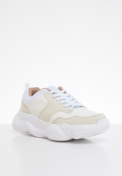 Missguided - Extreme sole trainer - white