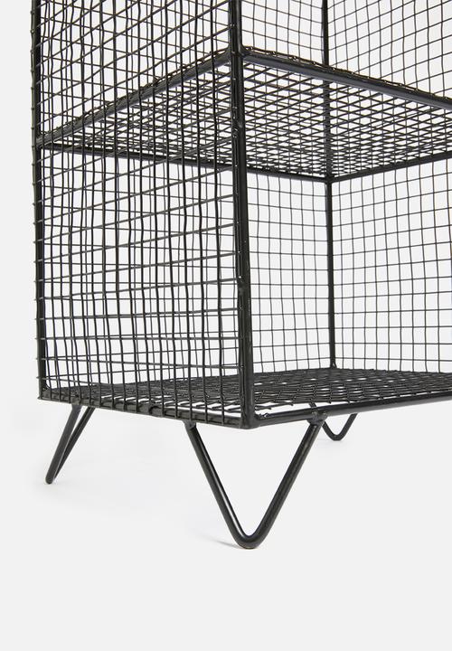 Sixth Floor - Orion side table - black/natural
