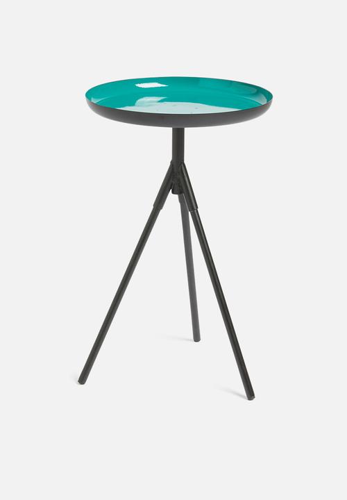 Sixth Floor - Sam tri side table - blue