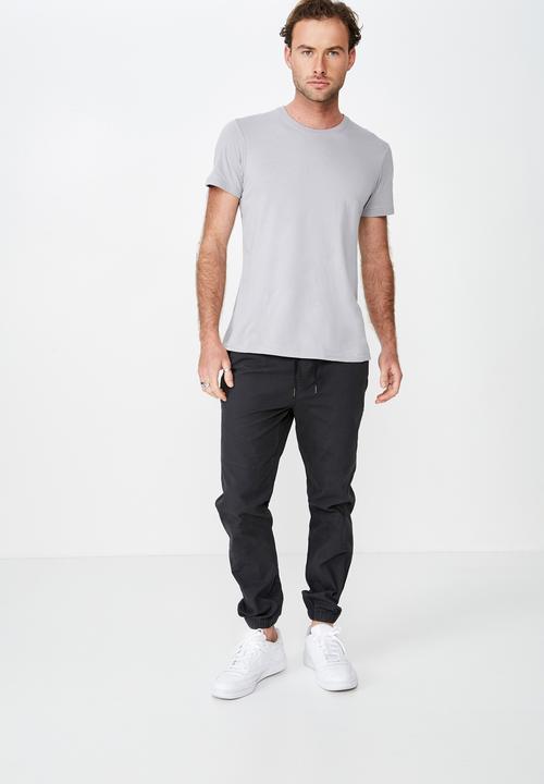Cotton On - Drake cuffed pants - black