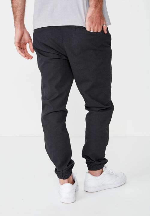 Cotton On - Drake cuffed pants - black