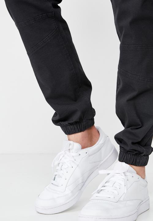 Cotton On - Drake cuffed pants - black