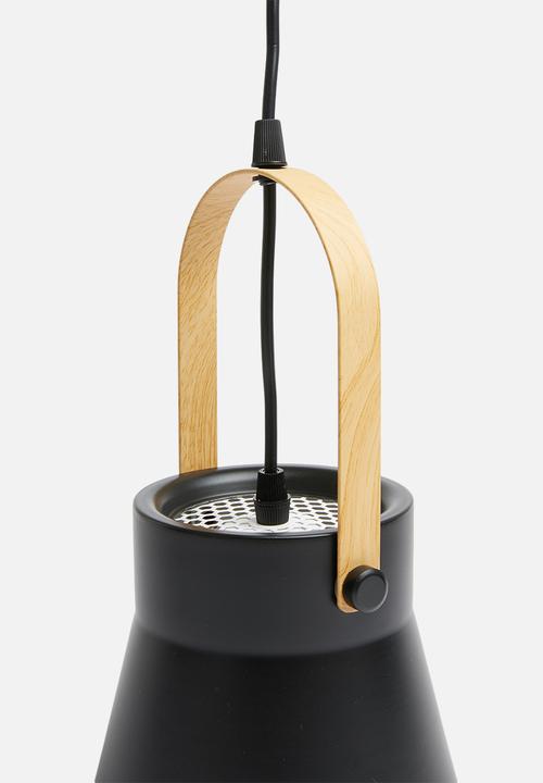 Sixth Floor - Nordic pendant small - black