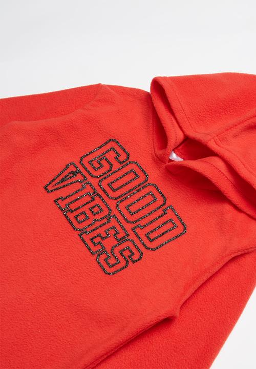 Pop Candy - Hooded top - red