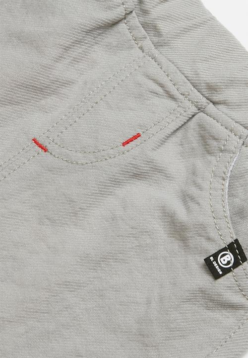 Pop Candy - Basic joggers with side character - grey