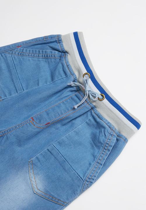 Pop Candy - Boys jean shorts - blue