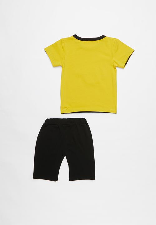 Pop Candy - Printed set - yellow & black