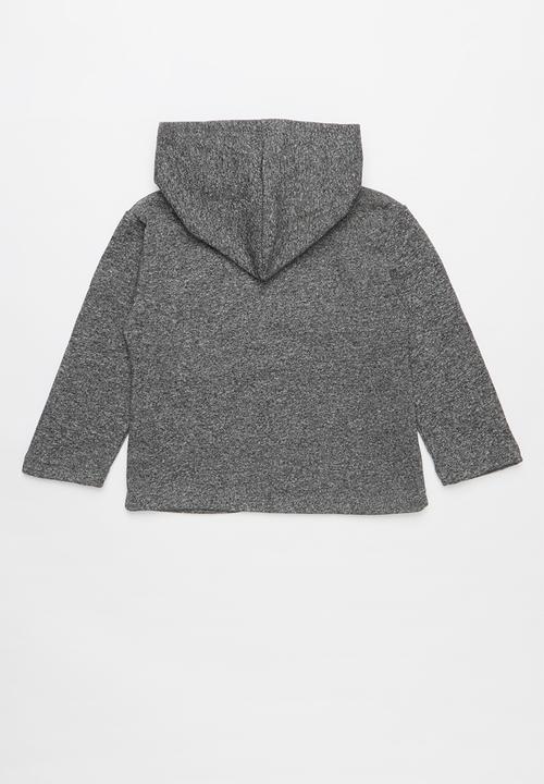 Pop Candy - Hooded top - black & grey 