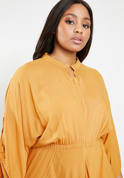Plus-Fab - Bathobile dress - yellow