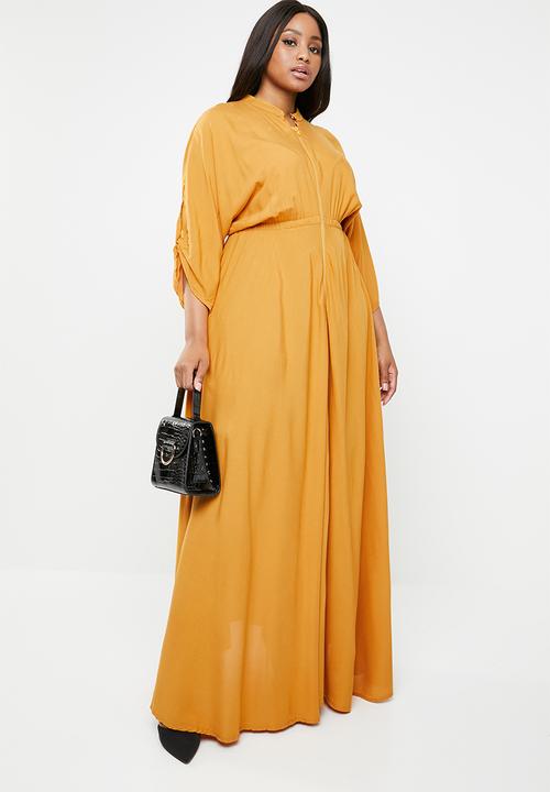 Plus-Fab - Bathobile dress - yellow