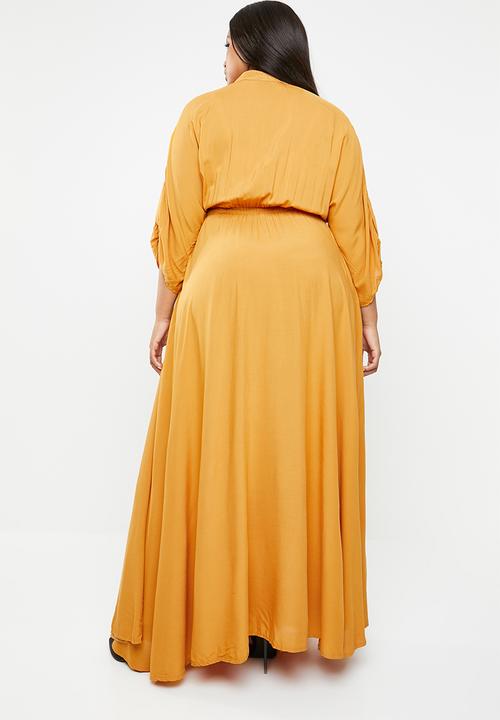 Plus-Fab - Bathobile dress - yellow