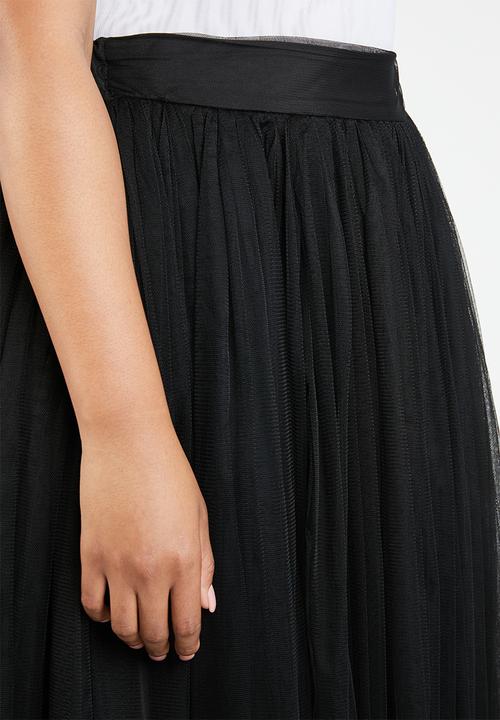 Plus-Fab - Short tulle skirt - black