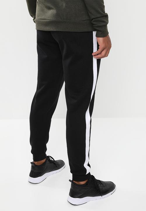 Brave Soul - Majestic joggers - black & white