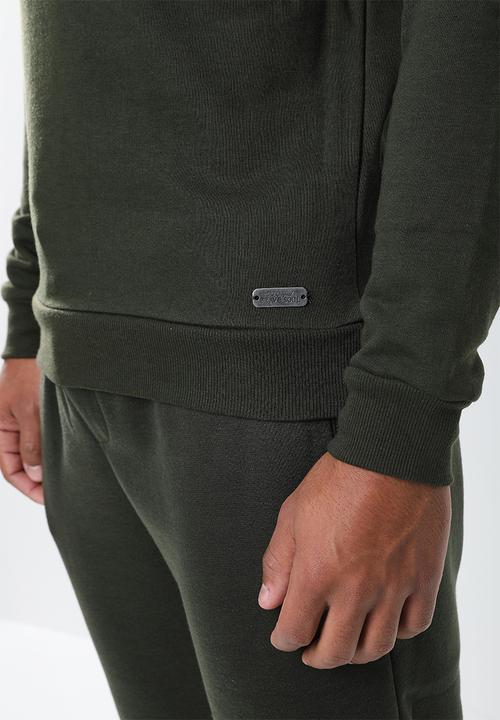Brave Soul - Codex crew neck sweater - khaki