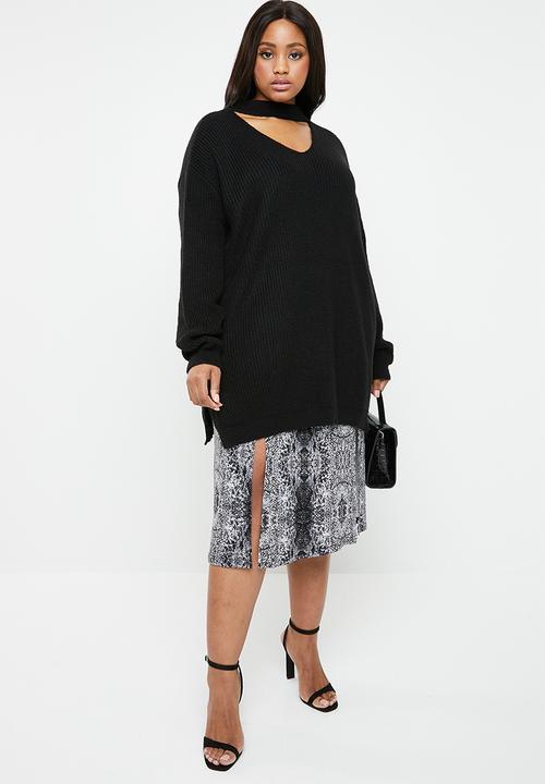 STYLE REPUBLIC PLUS - Choker style jersey - black