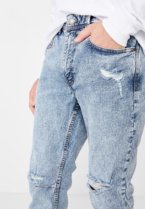 Cotton On - Tapered leg jeans - blue 