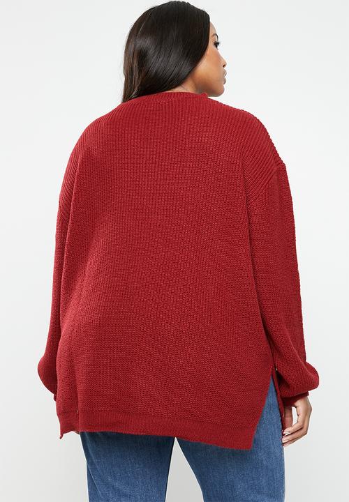 STYLE REPUBLIC PLUS - Choker style jersey - red