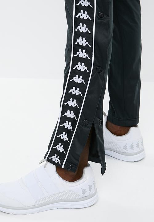 KAPPA - Banda astoria snap pant - black & white