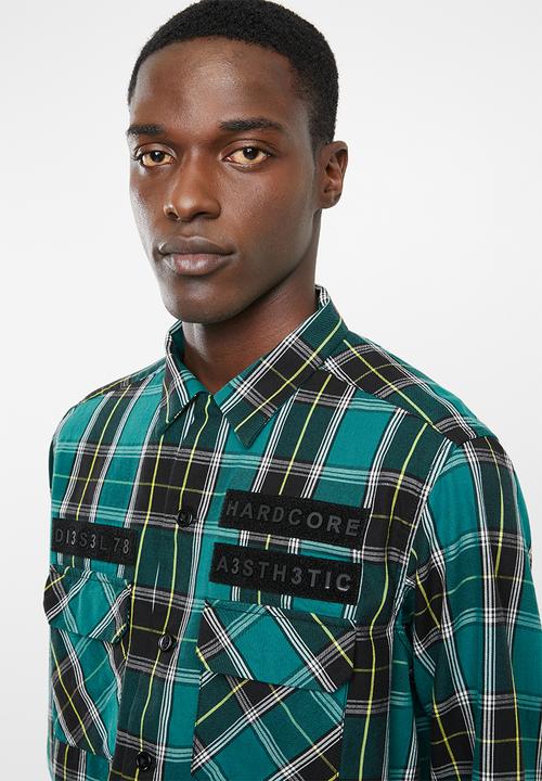 Diesel  - S-takeshi long sleeve check shirt - multi