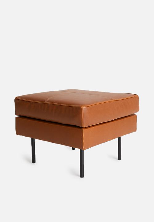 Sixth Floor - Cigar ottoman - brown
