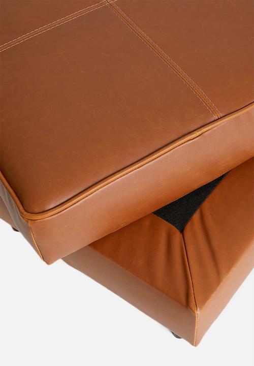 Sixth Floor - Cigar ottoman - brown