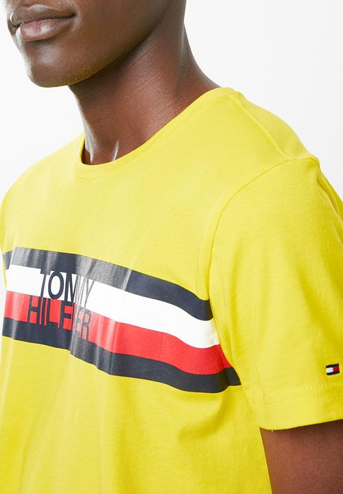 Tommy Hilfiger - Tommy logo tee - yellow