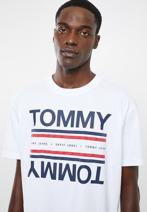 Tommy Hilfiger - Tjm essential reflection tee - white
