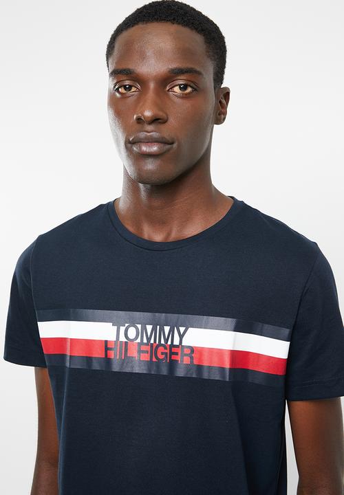 Tommy Hilfiger - Tommy logo tee - navy