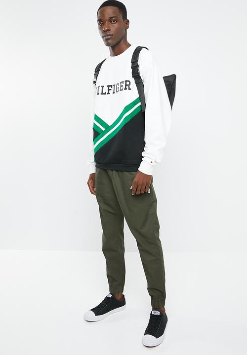 Tommy Hilfiger - Oversized rib insert sweatshirt - multi 