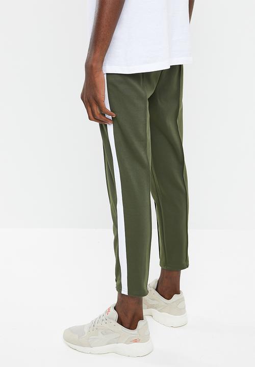 Only & Sons - Owen cropped chino sweatpants - khaki