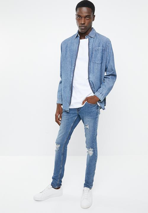 Cotton On - Super skinny jean - blue 