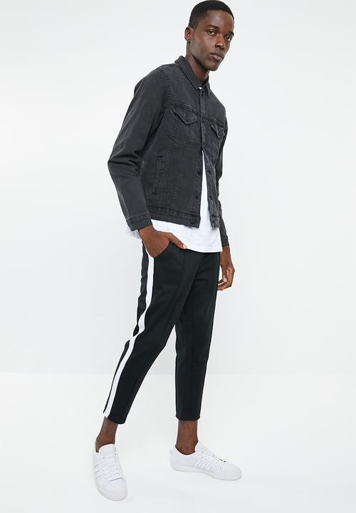 Only & Sons - Owen cropped chino sweatpants - black