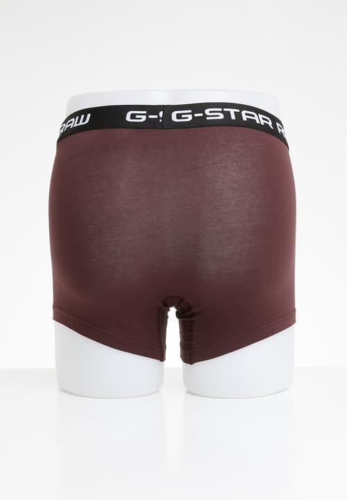 G-STAR - 3 pack classic trunks - multi 