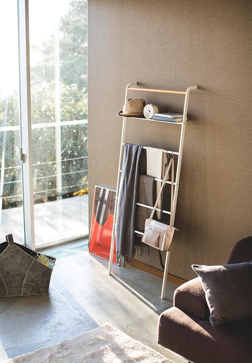 Yamazaki - Tower ladder hanger wide - white