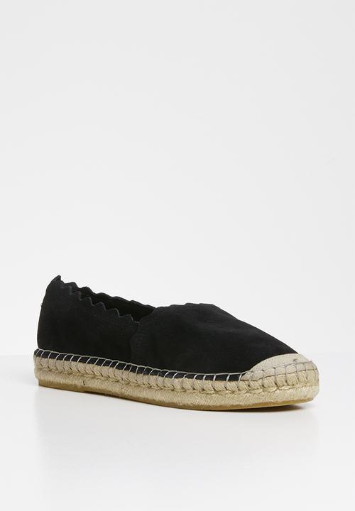 Steve Madden - Breanna slip-on flatform espadril - black