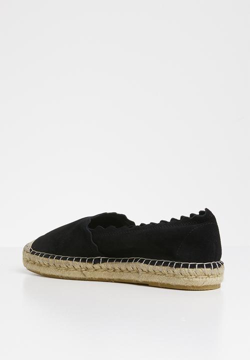 Steve Madden - Breanna slip-on flatform espadril - black