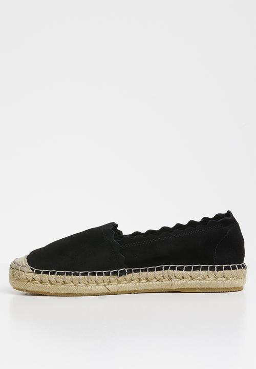 Steve Madden - Breanna slip-on flatform espadril - black