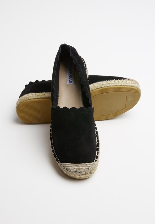 Steve Madden - Breanna slip-on flatform espadril - black