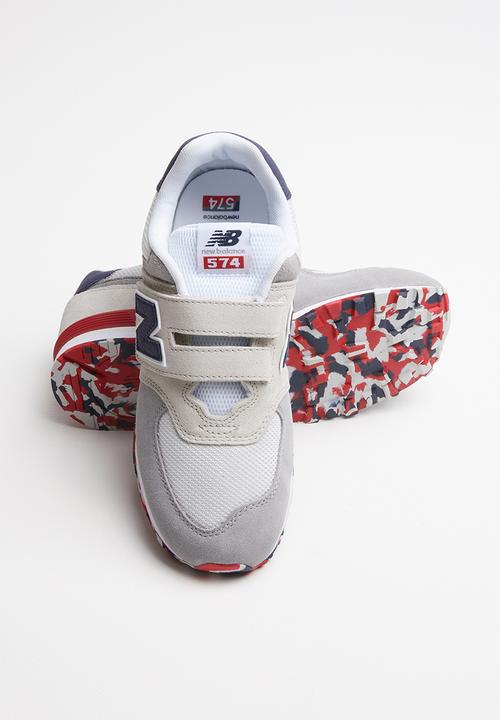New Balance  - 574 Grade/Pre Velcro - white