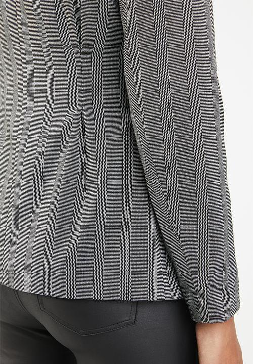 ONLY - Sophie check blazer - black