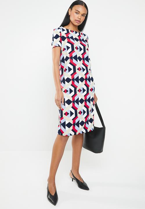 edit - Shift dress - multi