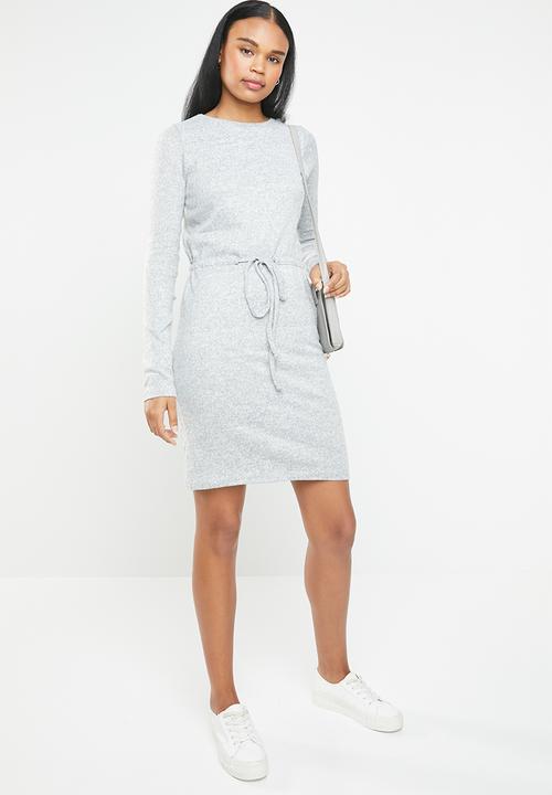 edit - Drawcord dress - grey
