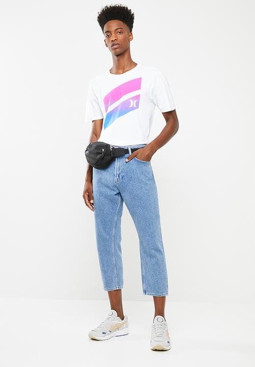 Hurley - Slash gradient T-Shirt - white