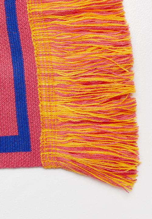Superbalist - Worded scarf with tassels - multi