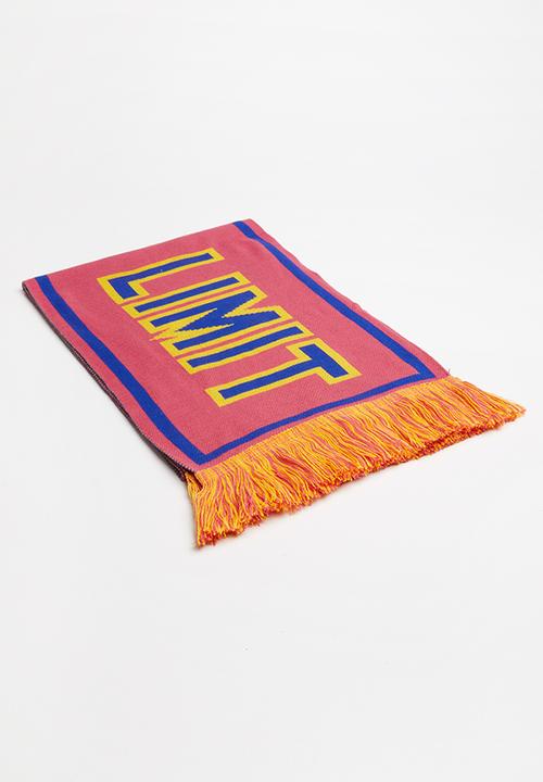 Superbalist - Worded scarf with tassels - multi